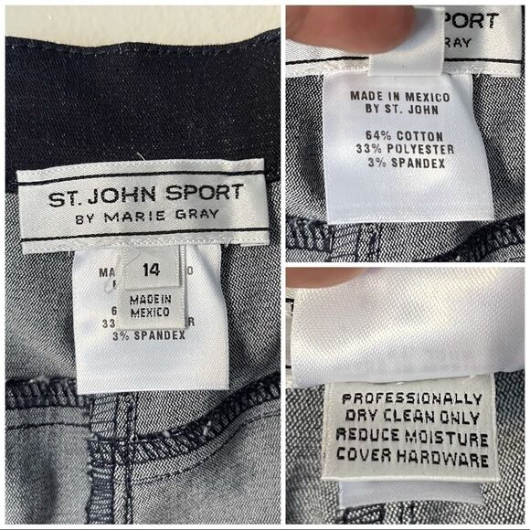 St. John Sport classic bootcut pants size 14 - Picture 7 of 7